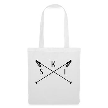 MF ski - Tote Bag - white - Front