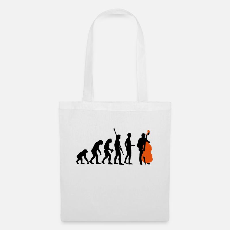 evolution_bass_2c - Sac en tissu - blanc