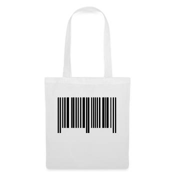 barcode symbol - Stoffbeutel - Weiß - Vorne