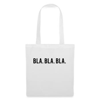 bla bla 1 T-Shirt - Stoffbeutel - Weiß - Vorne