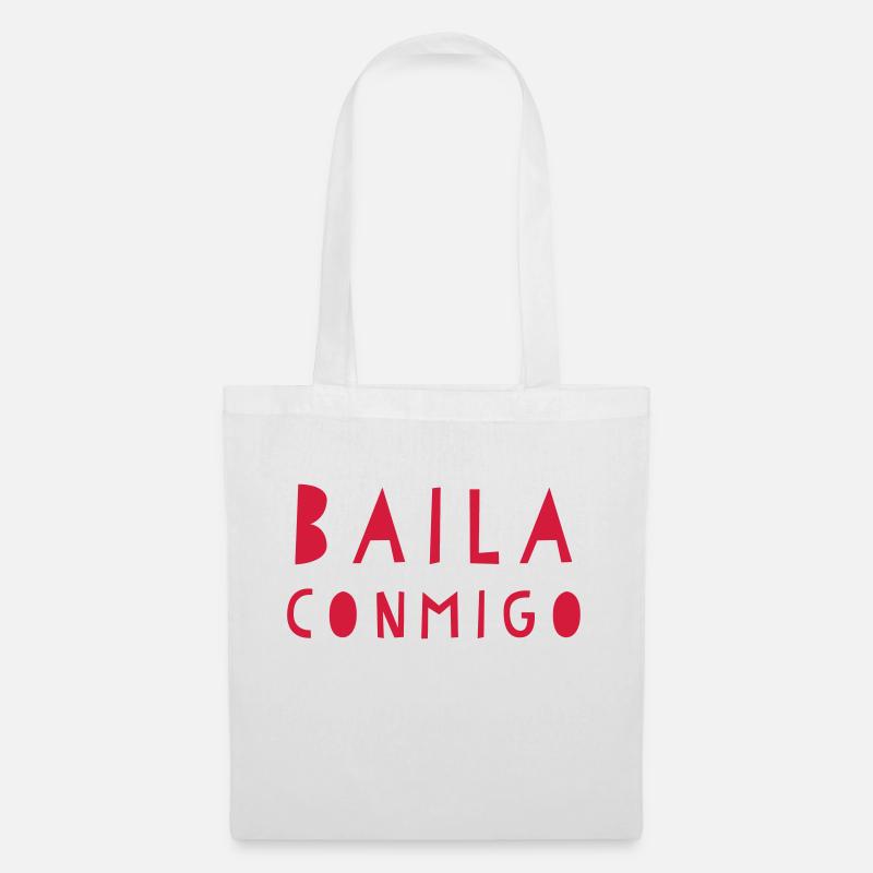 Baila Conmigo - Stoffbeutel - Weiß