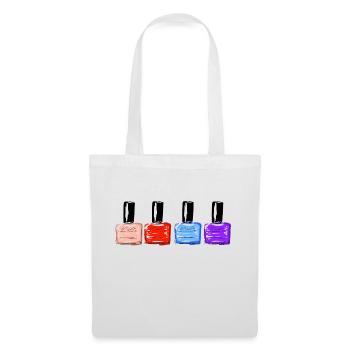 Nail polish manicure pedicure nails nail design - Tote Bag - white - Front