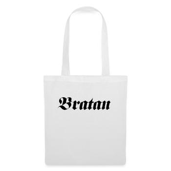 Bratan Jugendwort Jugendsprache - Stoffbeutel - Weiß - Vorne