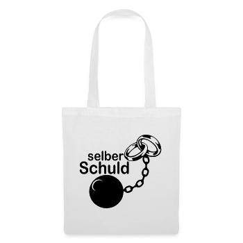 Junggesellenabschied , JGA - Selber Schuld(25) - Stoffbeutel - Weiß - Vorne