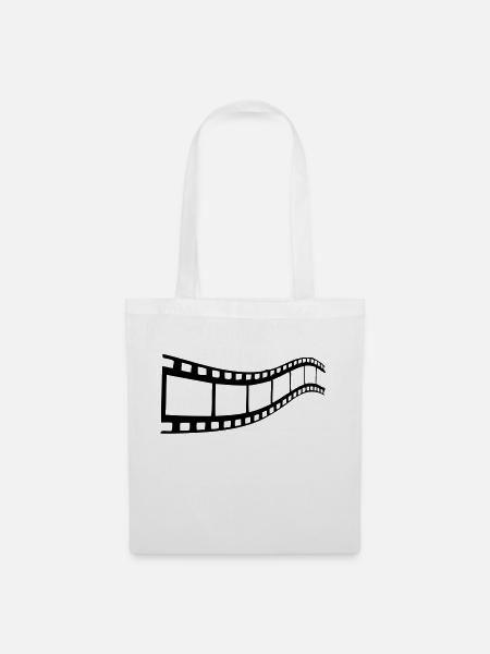 bande cinema - Stoffbeutel - Weiß