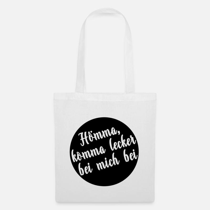 Hömma komma lecker bei mich bei (b) - Stoffbeutel - Weiß