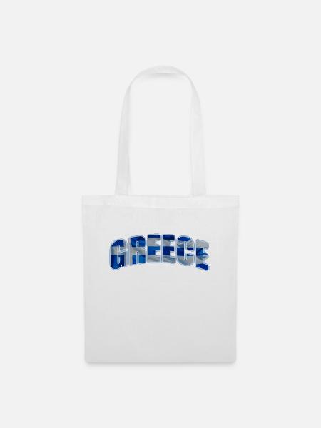 Greece - Stoffbeutel - Weiß