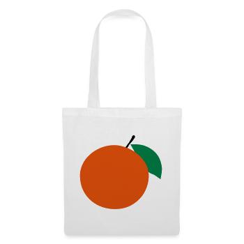 orange - Tote Bag - white - Front