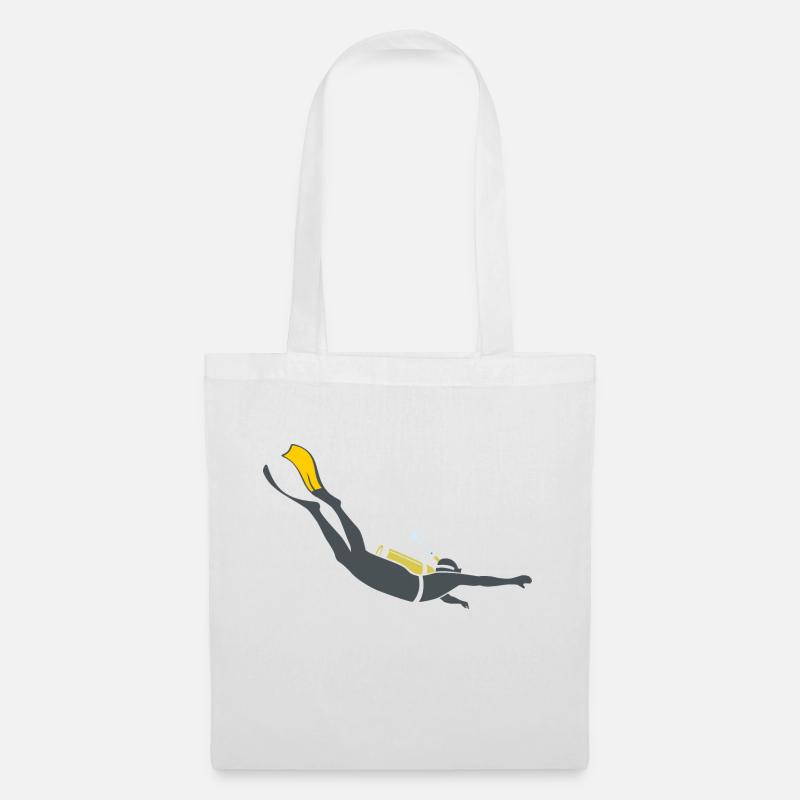 Diver - Stoffbeutel - Weiß