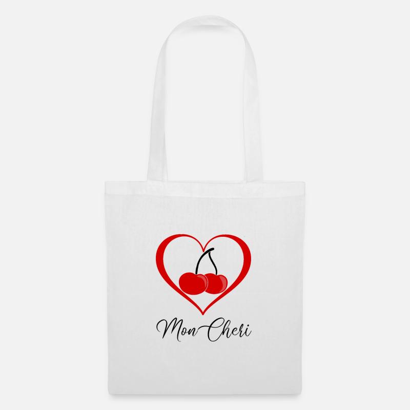 Mon Cheri - Stoffbeutel - Weiß