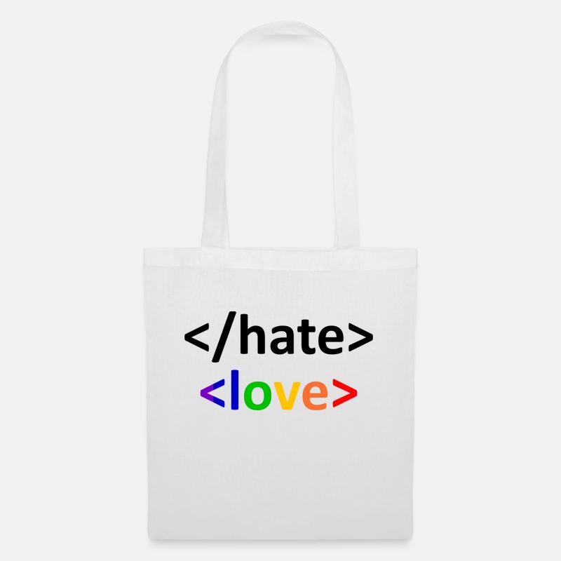 Cod shirt gay pride - Tote Bag - white