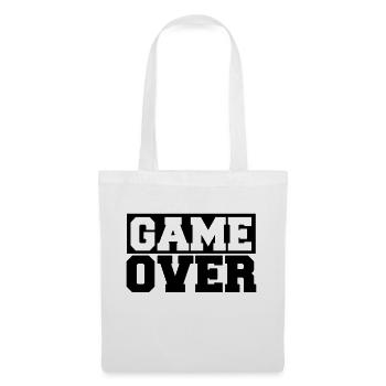 game_over - Sac en tissu - blanc - Devant