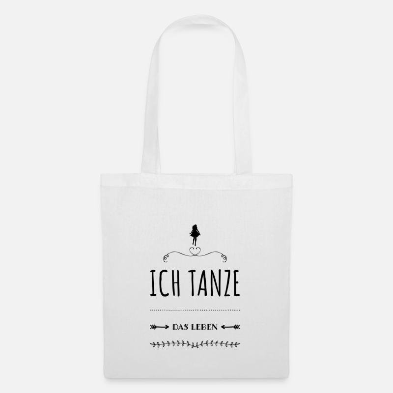 Tanzen Tänzer Tänzerin Tanzstil Geschenkidee - Stoffbeutel - Weiß