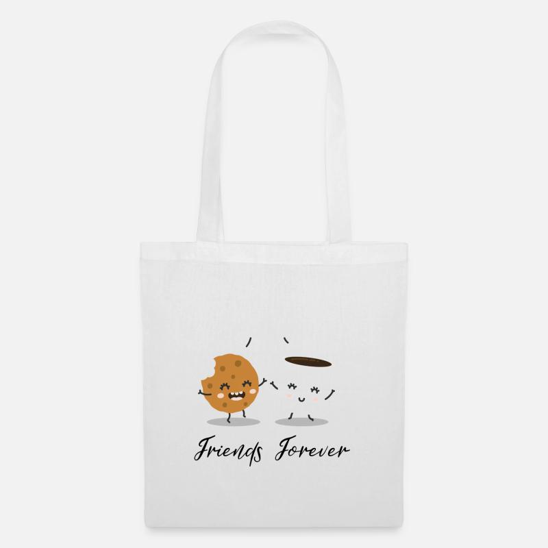 Freunde - Stoffbeutel - Weiß