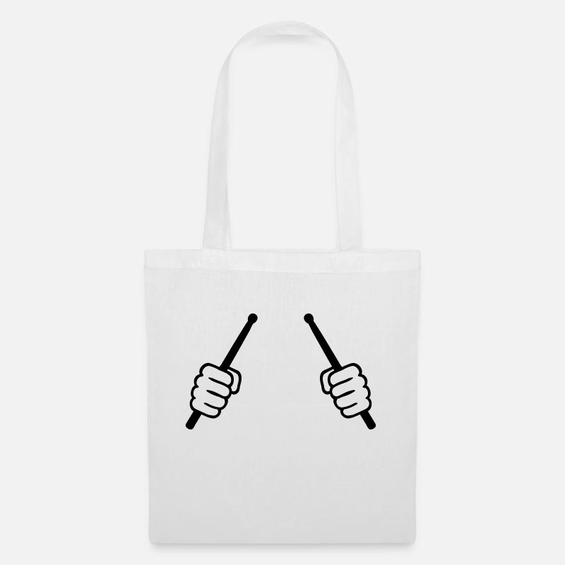 Batterie - Sac en tissu - blanc