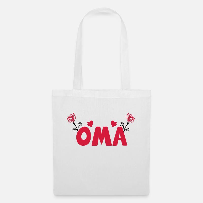oma - Stoffbeutel - Weiß