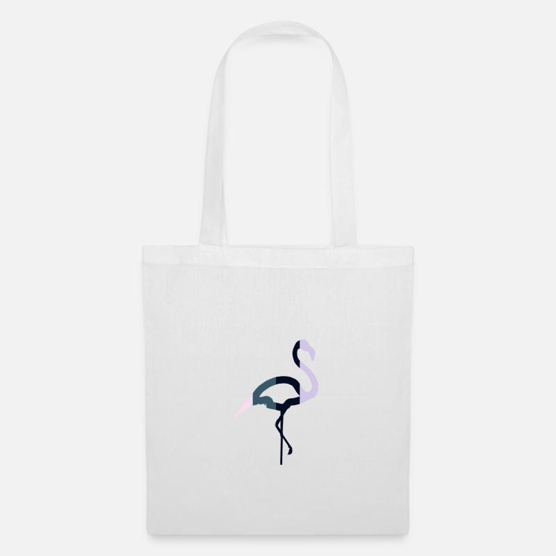 Flamingo - Tote Bag - white