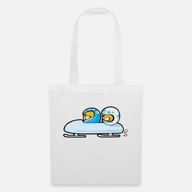 Smiley Bobsleigh - Tote Bag - white