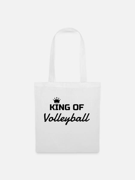 Volleyball - Volley Ball - Volley-Ball - Sport - Stoffbeutel - Weiß
