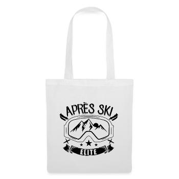 Apre Ski | Snowboard Snowboarder Ski Geschenkideen - Stoffbeutel - Weiß - Vorne