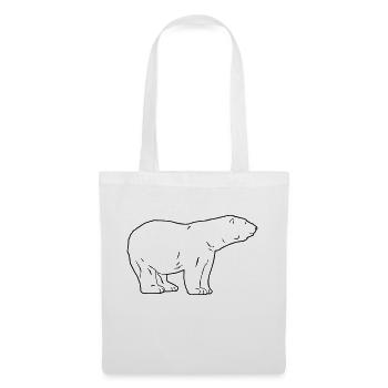 Polar Bear - Eisbär - Stoffbeutel - Weiß - Vorne