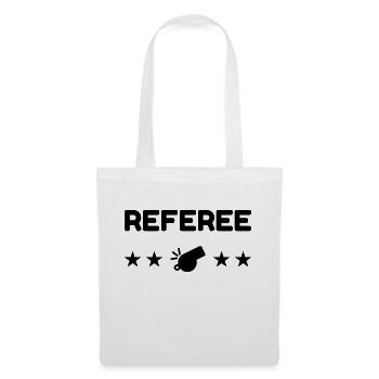 Arbitre / Arbitrage / Sport / Sifflet - Sac en tissu - blanc - Devant