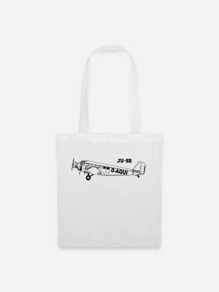 Ju-52 - Tote Bag - white