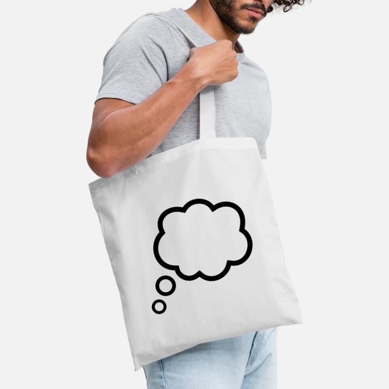 Thinking Bubble Comic Thought Bubble Bubble Thoughts Tote Bag