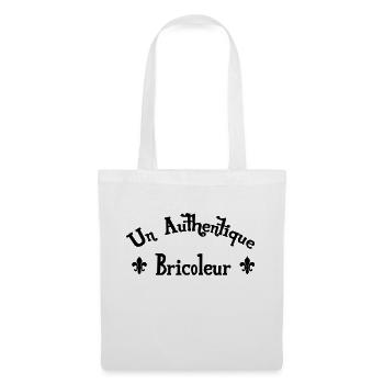 Un Authentique Bricoleur - Sac en tissu - blanc - Devant