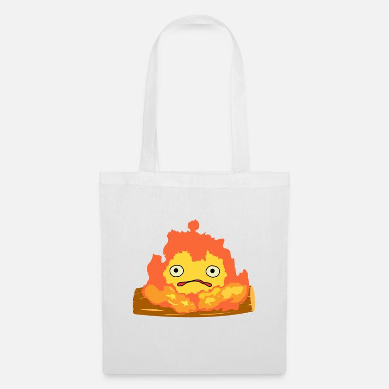 Calcifer - Stoffbeutel - Weiß