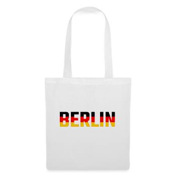 Berlin - Sac en tissu - blanc - Devant