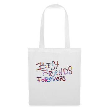 Meilleurs ami - Sac en tissu - blanc - Devant