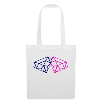diamonds - Stoffbeutel - Weiß - Vorne