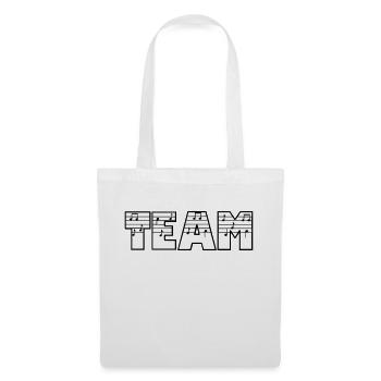 Team Crew Vector Music Musician Design - Tote Bag - white - Front