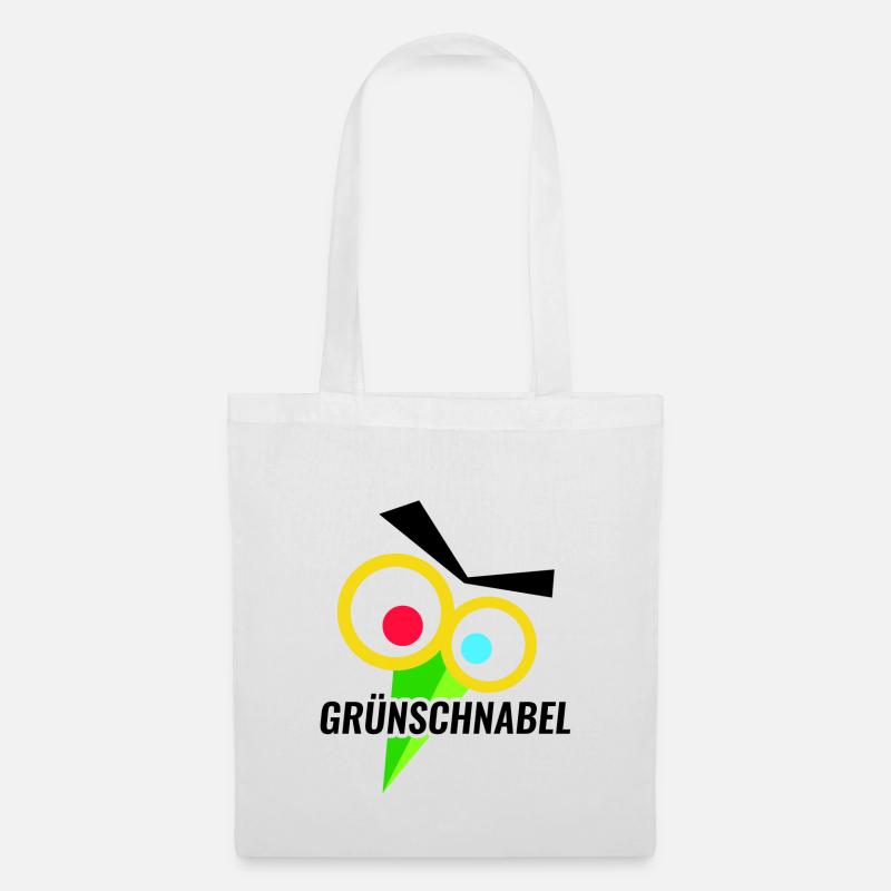 Grünschnabel - Stoffbeutel - Weiß