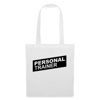 personal trainer black up - Tote Bag - white - Front