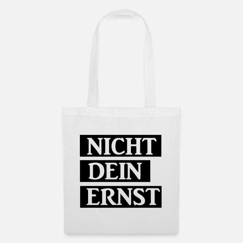 Abstraktes Retro-Muster auf dunklem Hintergrund - Stoffbeutel - Weiß