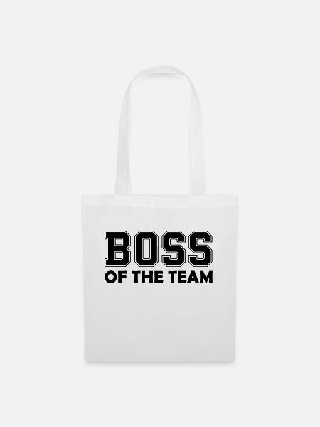 Boss of the Team - Stoffbeutel - Weiß