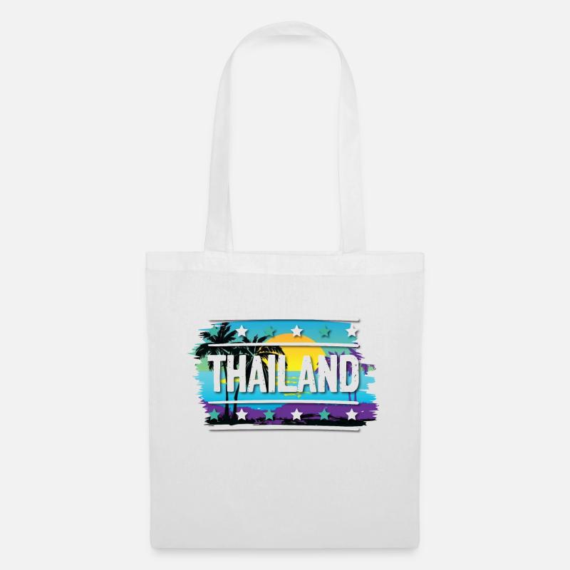 Thailand - Stoffbeutel - Weiß