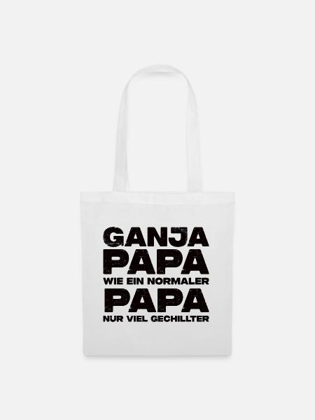 Ganja Papa - Stoffbeutel - Weiß