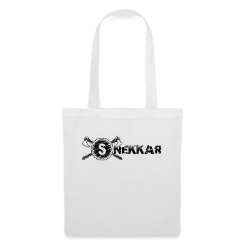 Snekkar transparent noir - Sac en tissu - blanc - Devant