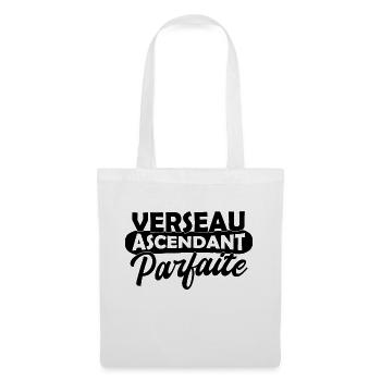verseau ascendant parfaite - Sac en tissu - blanc - Devant