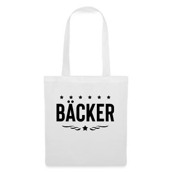 Bäcker Beruf - Stoffbeutel - Weiß - Vorne