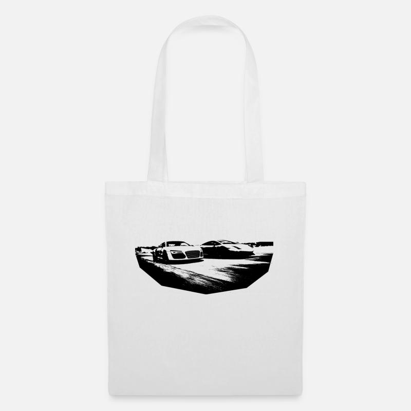 Supercar - Tote Bag - white
