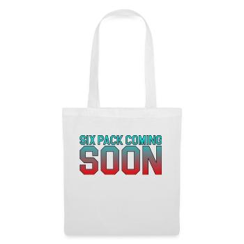 Six Pack Coming Soon 41 - Stoffbeutel - Weiß - Vorne