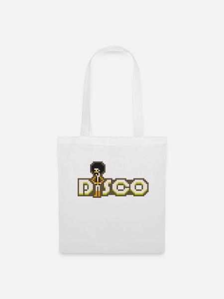 8bit disco - Stoffbeutel - Weiß