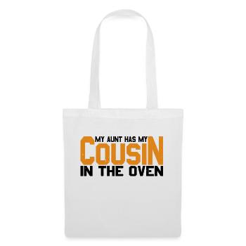 Ma tante a mon cousin dans le four 4 - Sac en tissu - blanc - Devant