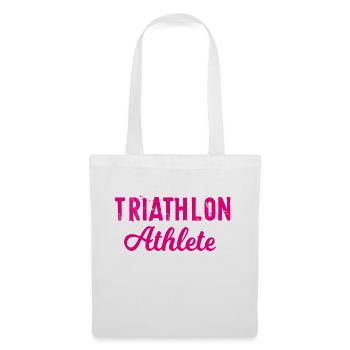 Triathlon Natation Bike Run Marathon - Sac en tissu - blanc - Devant