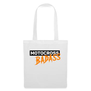 Motocross orange logo - Tote Bag - white - Front