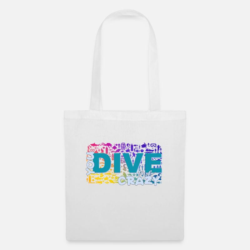 You dive me crazy! - Tote Bag - white